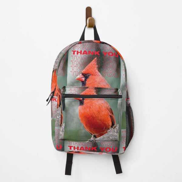 Item preview, THANK YOU WITH Colourful Northern Cardinal bird By Yannis Lobaina designed and sold by Yannis Lobaina Art .