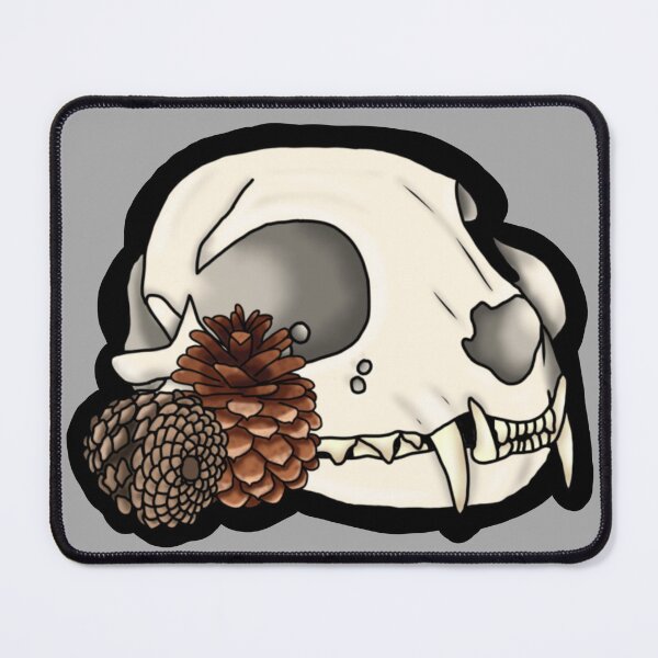 Item preview, Pinecone Cat Skull designed and sold by VerdureAndDecay.