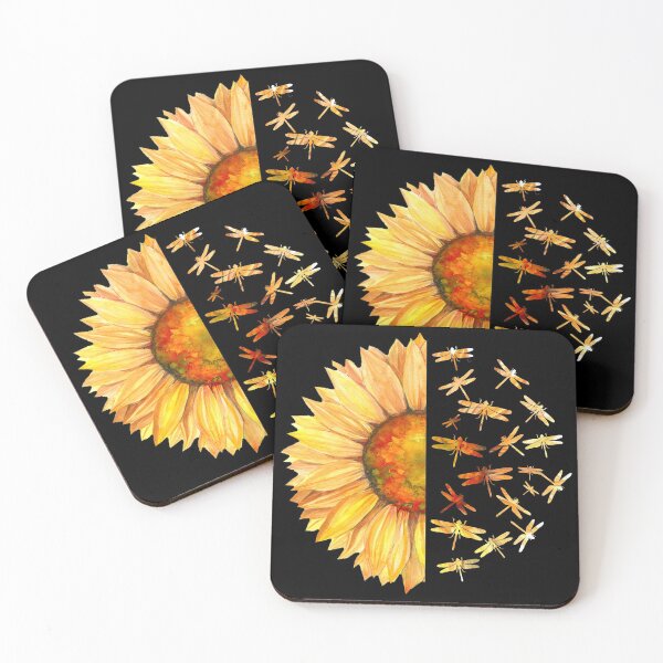 Item preview, dragonfly sunflower designed and sold by lauricecmd.