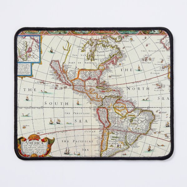 Item preview, America Map 1626 - John Speed - Ancient Worlds designed and sold by Culturio.