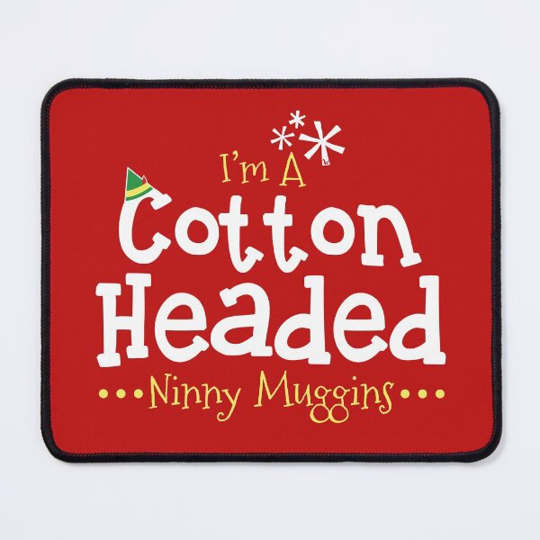 Item preview, Ninny Muggins! Funny Cotton Headed Elf Christmas designed and sold by LlamaWrangler.