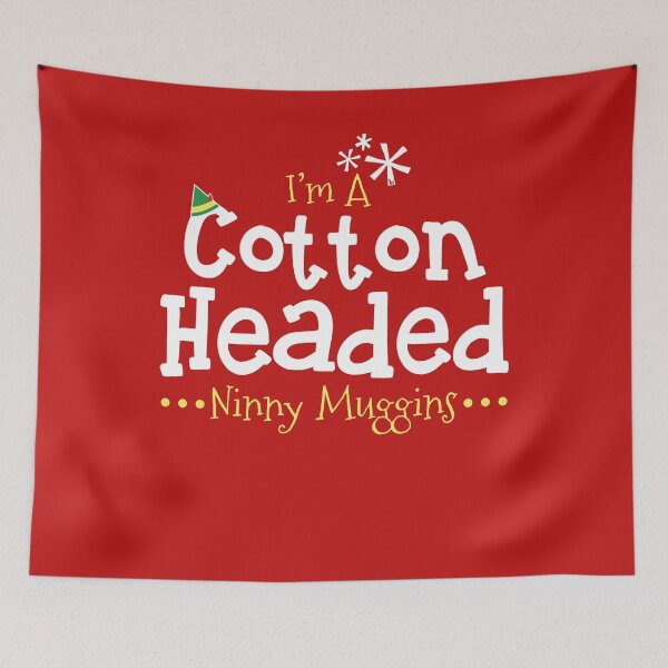 Item preview, Ninny Muggins! Funny Cotton Headed Elf Christmas designed and sold by LlamaWrangler.