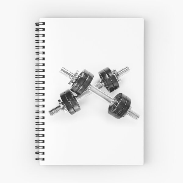 Item preview, Chrome black hand barbells weights designed and sold by Arletta Cwalina.