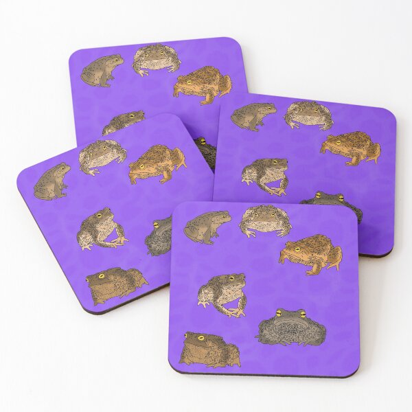 Item preview, Toads Pattern Purple designed and sold by Ashley Gagnon.