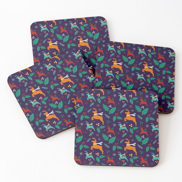 Item preview, Festive Reindeer in Blue, Orange and Red designed and sold by ShaunaMcc.