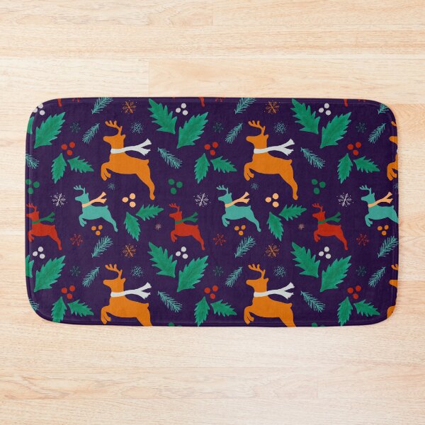 Item preview, Festive Reindeer in Blue, Orange and Red designed and sold by ShaunaMcc.