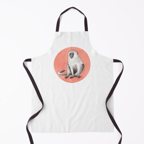 Item preview, Inktober 2021: Monkey designed and sold by Pamela Sommer.