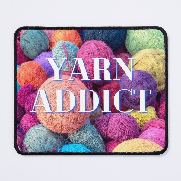 Item preview, Yarn Addict Colorful Wool Yarn Balls for Knitting Lovers, Knitting Hobby designed and sold by silviaol.