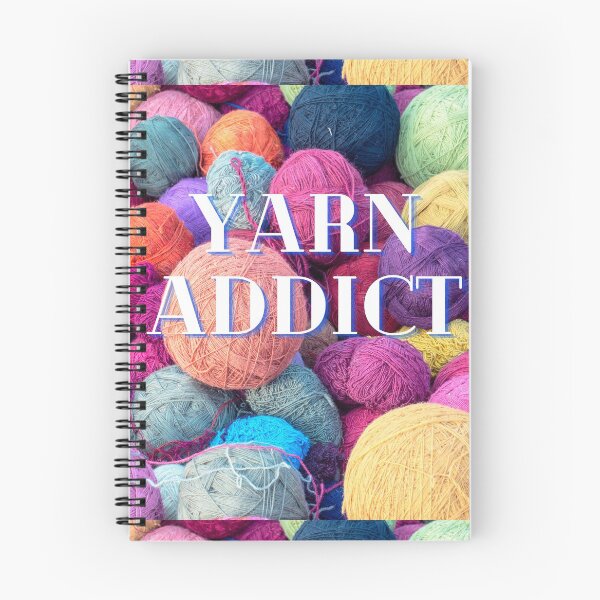 Item preview, Yarn Addict Colorful Wool Yarn Balls for Knitting Lovers, Knitting Hobby designed and sold by silviaol.