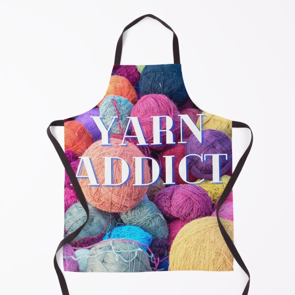 Item preview, Yarn Addict Colorful Wool Yarn Balls for Knitting Lovers, Knitting Hobby designed and sold by silviaol.