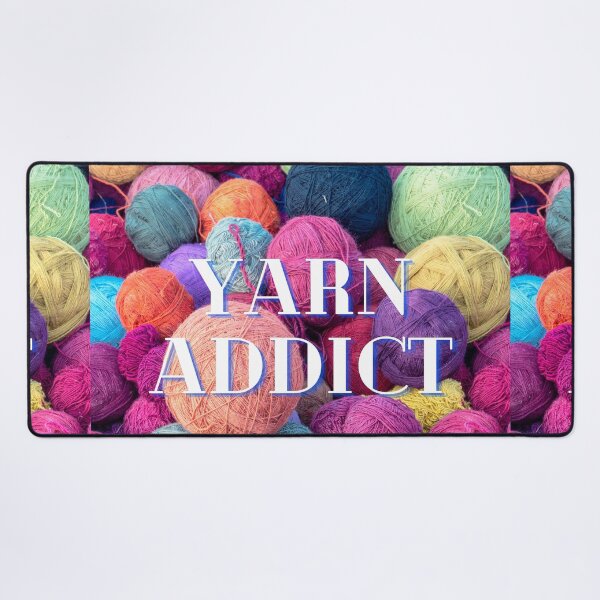 Item preview, Yarn Addict Colorful Wool Yarn Balls for Knitting Lovers, Knitting Hobby designed and sold by silviaol.