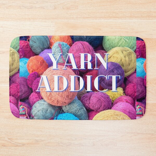 Item preview, Yarn Addict Colorful Wool Yarn Balls for Knitting Lovers, Knitting Hobby designed and sold by silviaol.