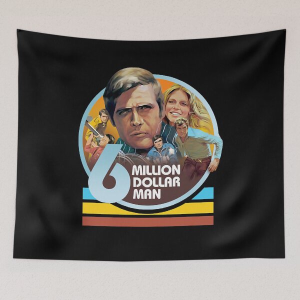 Item preview, Funny Gifts Boy Girl Six Million Dollar Man  Retro Vintage designed and sold by BusterTreutel.