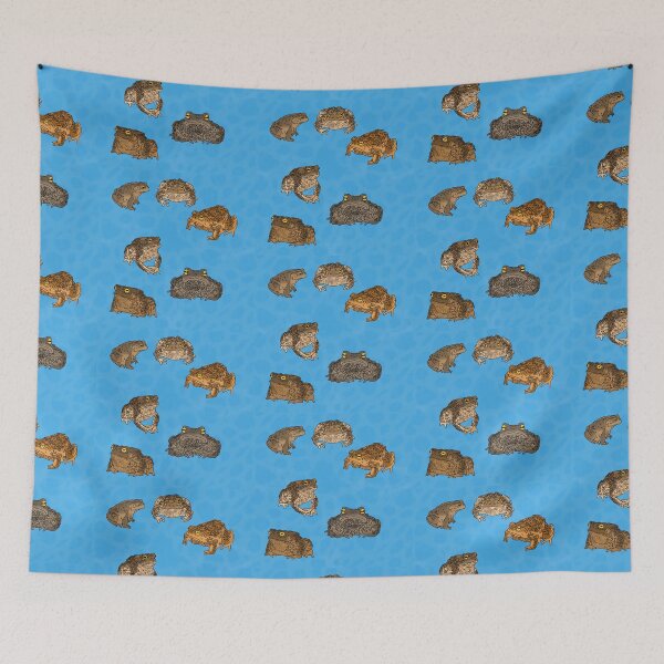 Item preview, Toads Pattern Blue designed and sold by Ashley Gagnon.