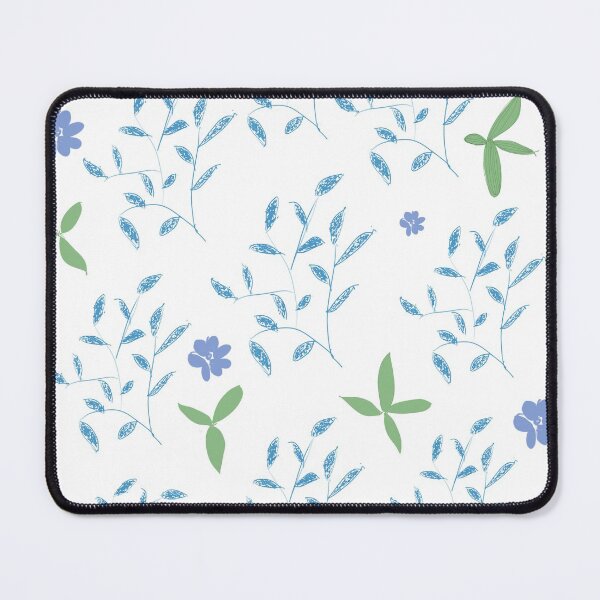 Item preview, Flower pattern in blues and green designed and sold by Paxbear Tees.