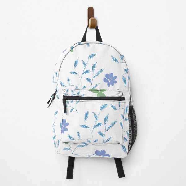 Item preview, Flower pattern in blues and green designed and sold by Paxbear Tees.