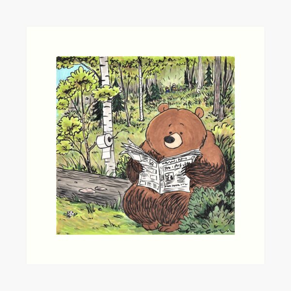 Item preview, Bear Poos in the Woods designed and sold by Space Penguin  Studios.