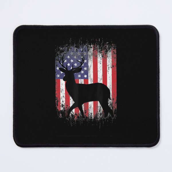 Item preview, American Deer Hunting Patriotic Hunter Flag Whitetail Buck designed and sold by PiaGobel.