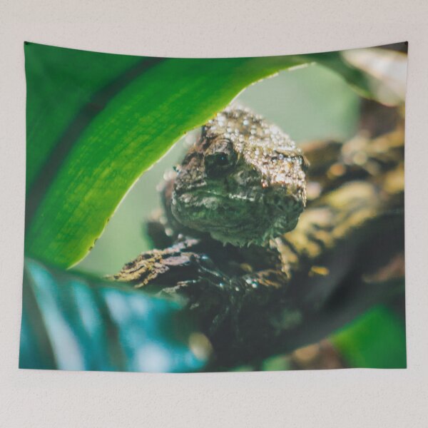 Item preview, Lizard hiding under a leaf designed and sold by Michael Deemer.