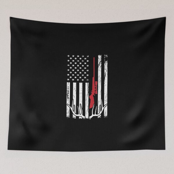 Item preview, American Flag USA Hunter Hunt Funny Hunting Apparel designed and sold by PiaGobel.