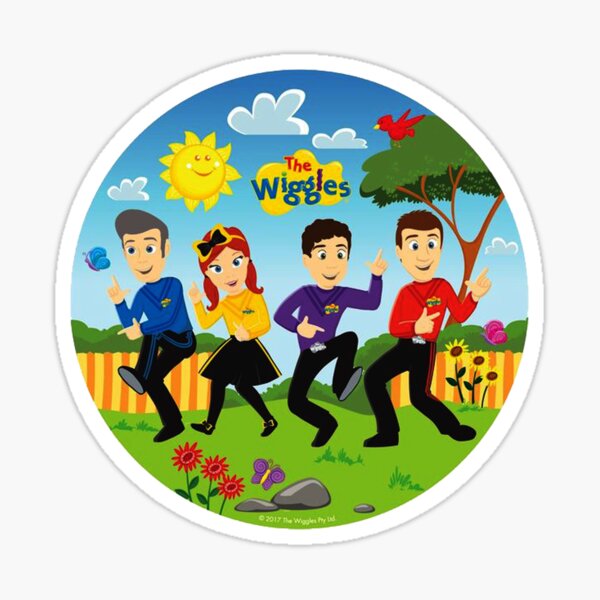 Waterproof Sticker Big The Wiggles Logo Car Decal / Water Bottles Waterproof Sticker Big The Wiggles Logo Car Decal / Water Bottles