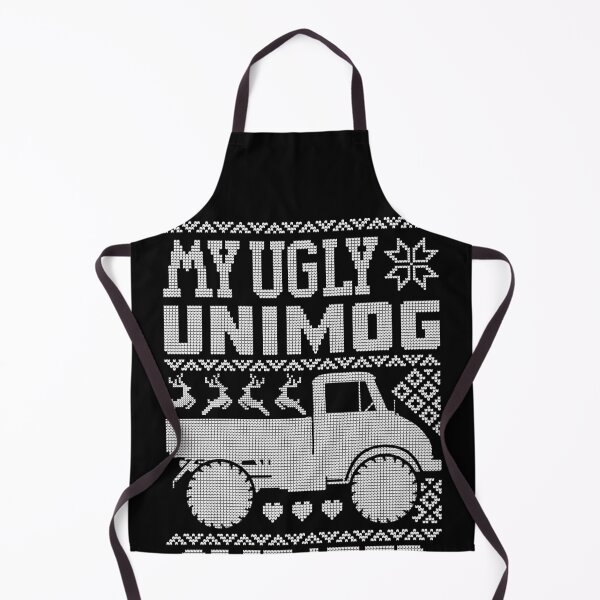 Item preview, My ugly UNIMOG sweater (white on black) designed and sold by Groenendijk.