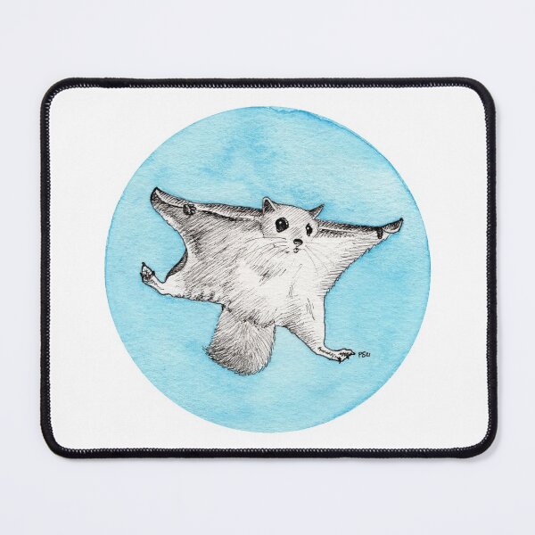 Item preview, Inktober 2021: Flying Squirrel designed and sold by Pamela Sommer.