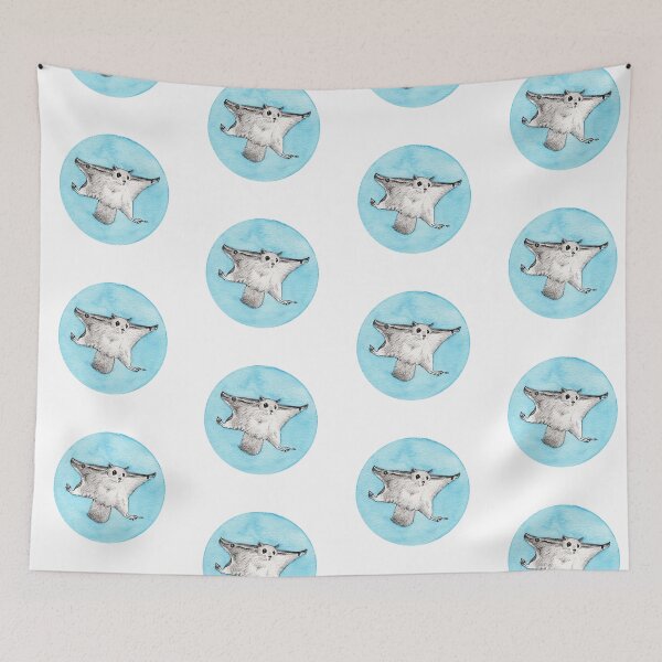 Item preview, Inktober 2021: Flying Squirrel designed and sold by Pamela Sommer.
