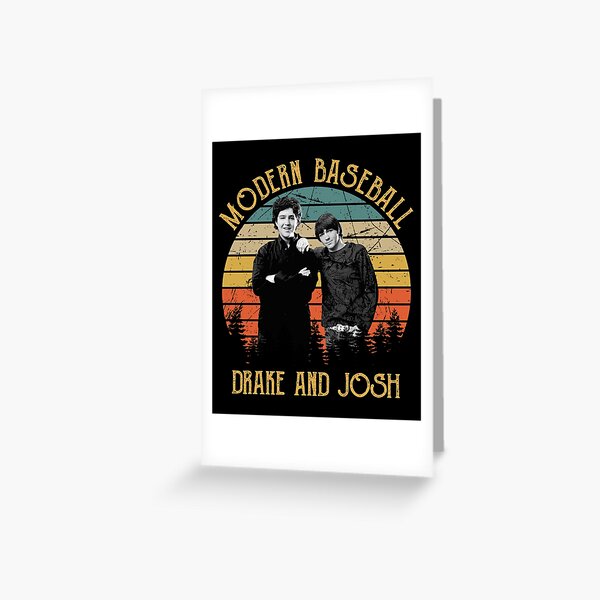 Vintage Modern Baseball Drake and Josh Gift Greeting Card