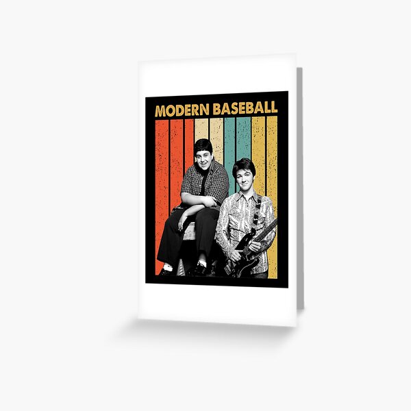 Retro Modern Baseball Drake and Josh Gift Greeting Card