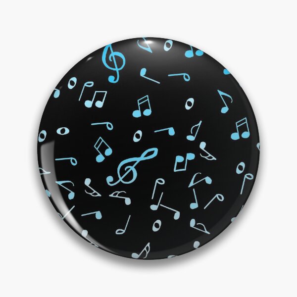 Item preview, Pastel Blue Gradient Music Notes designed and sold by Deborah Camp.