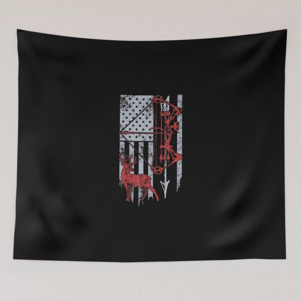 Item preview, Bow Hunting Deer Flag Hunters designed and sold by PiaGobel.