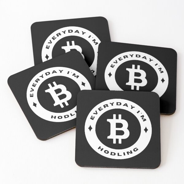 Item preview, Everyday I'm Hodling - Bitcoin (BTC) - White designed and sold by issaapparel.