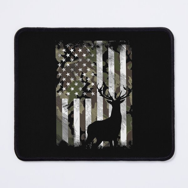 Item preview, Camo US Flag Deer Elk Buck Camoflage Hunting Hunter Dad designed and sold by PiaGobel.