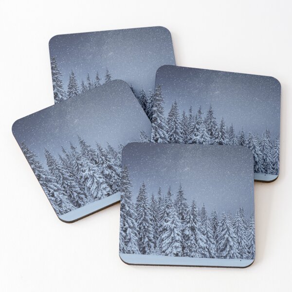 Item preview, Snowy Pine Trees designed and sold by GlowinUp Shop.