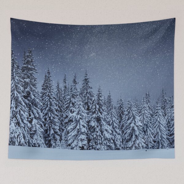 Item preview, Snowy Pine Trees designed and sold by GlowinUp Shop.