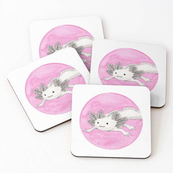 Item preview, Inktober 2021: Axolotl  designed and sold by Pamela Sommer.