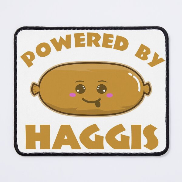 Item preview, Powered By Haggis, Cute Kawaii Haggis designed and sold by Kawaiindoodle.