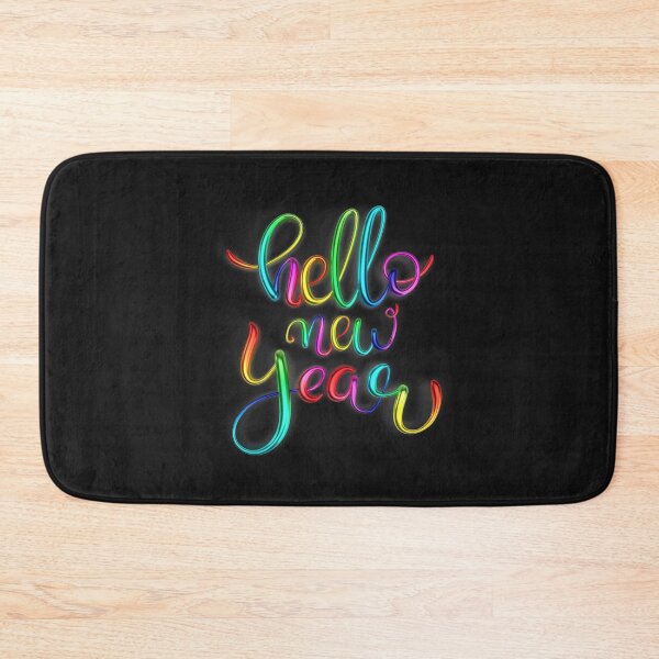 Item preview, Happy New Year 2022 Hello New Years Eve Rainbow Graphic Fun Pullover Hoodie designed and sold by Anthony-Wilson.