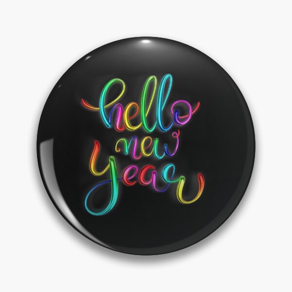 Item preview, Happy New Year 2022 Hello New Years Eve Rainbow Graphic Fun Pullover Hoodie designed and sold by Anthony-Wilson.