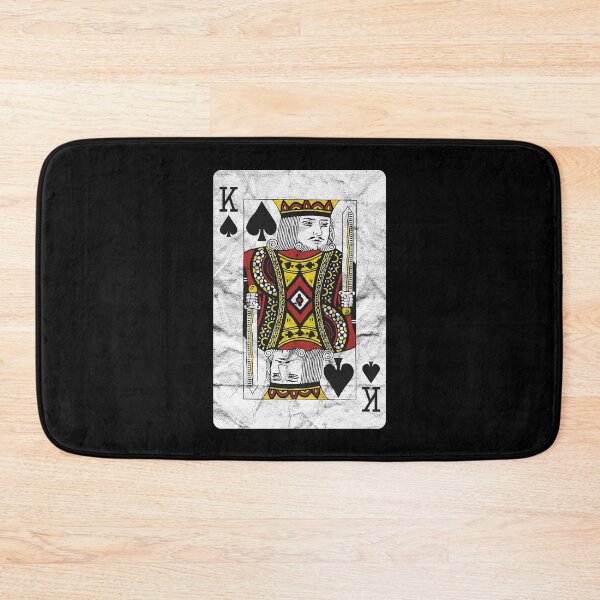 Item preview, Playing Cards King Of Spades (distressed design) designed and sold by siggyspatsky.