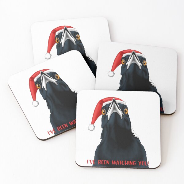 Item preview, Australian Magpie Funny Christmas Design designed and sold by Krystalkayart.
