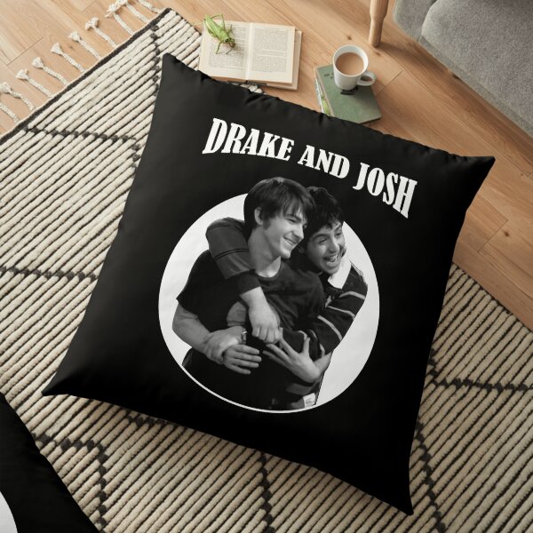 Graphic Drake and Josh Meme Floor Pillow