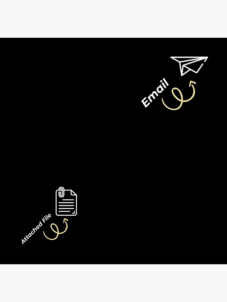 "Email and Attached File Meme" Metal Print for Sale by Mechashadow