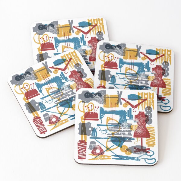 Item preview, Vintage Style Sewing Room Art - Vintage designed and sold by moosemtndesign.