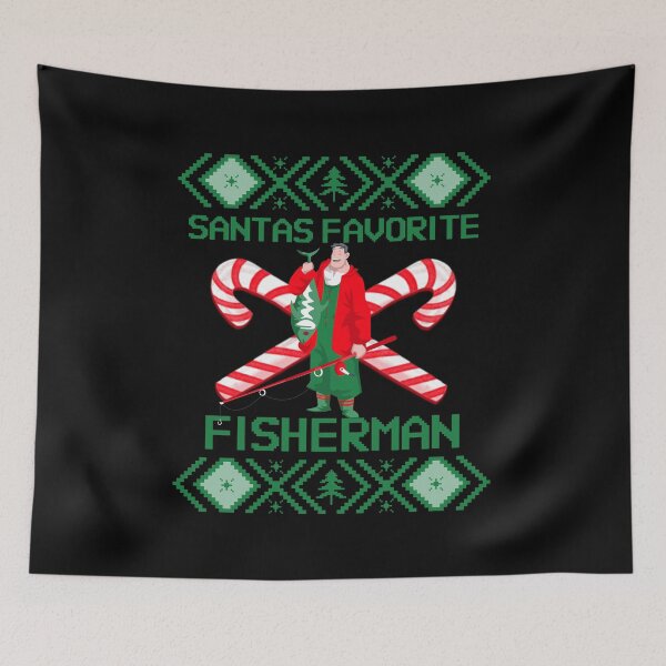 Item preview, SANTAS FAVORITE FISHERMAN designed and sold by PTree1.