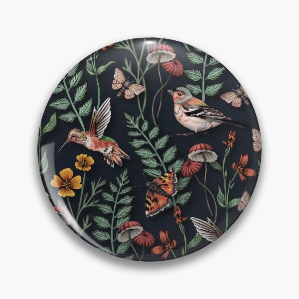 Item preview, Dark Garden Birds & Butterflies designed and sold by somecallmebeth.