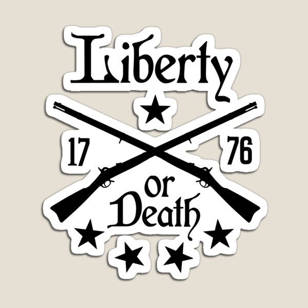 Item preview, Liberty or Death 1776 designed and sold by RedRepublic.