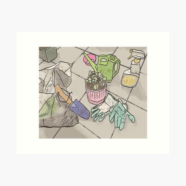 Item preview, Gardening Tools Scene designed and sold by sapiensfelis.
