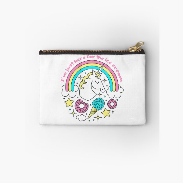Item preview, Im Just Here For The Ice Cream, Ice Cream Lover, Unicorn, Ice Cream designed and sold by graphic-genie.